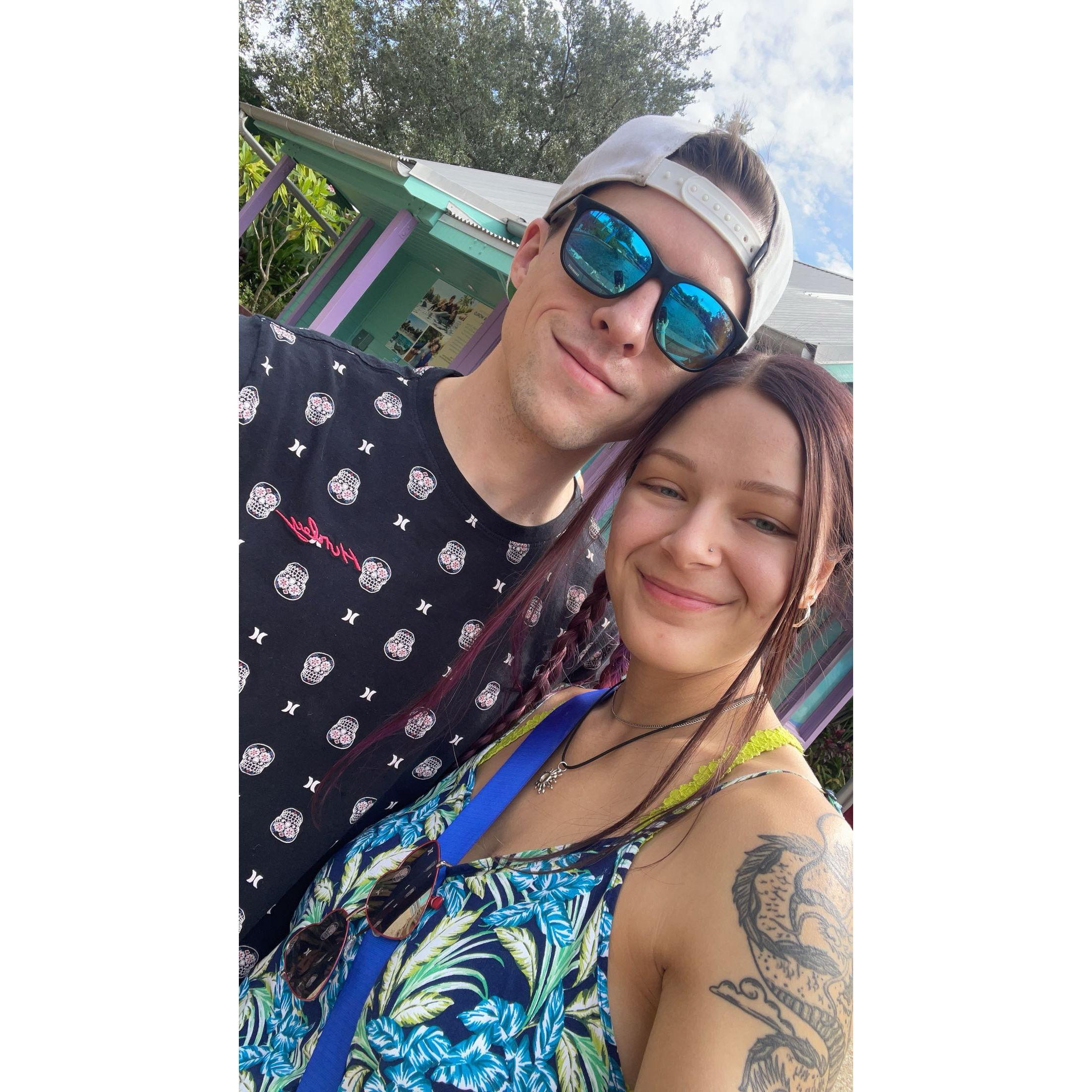 Sea World on Florida Vaca with the fam