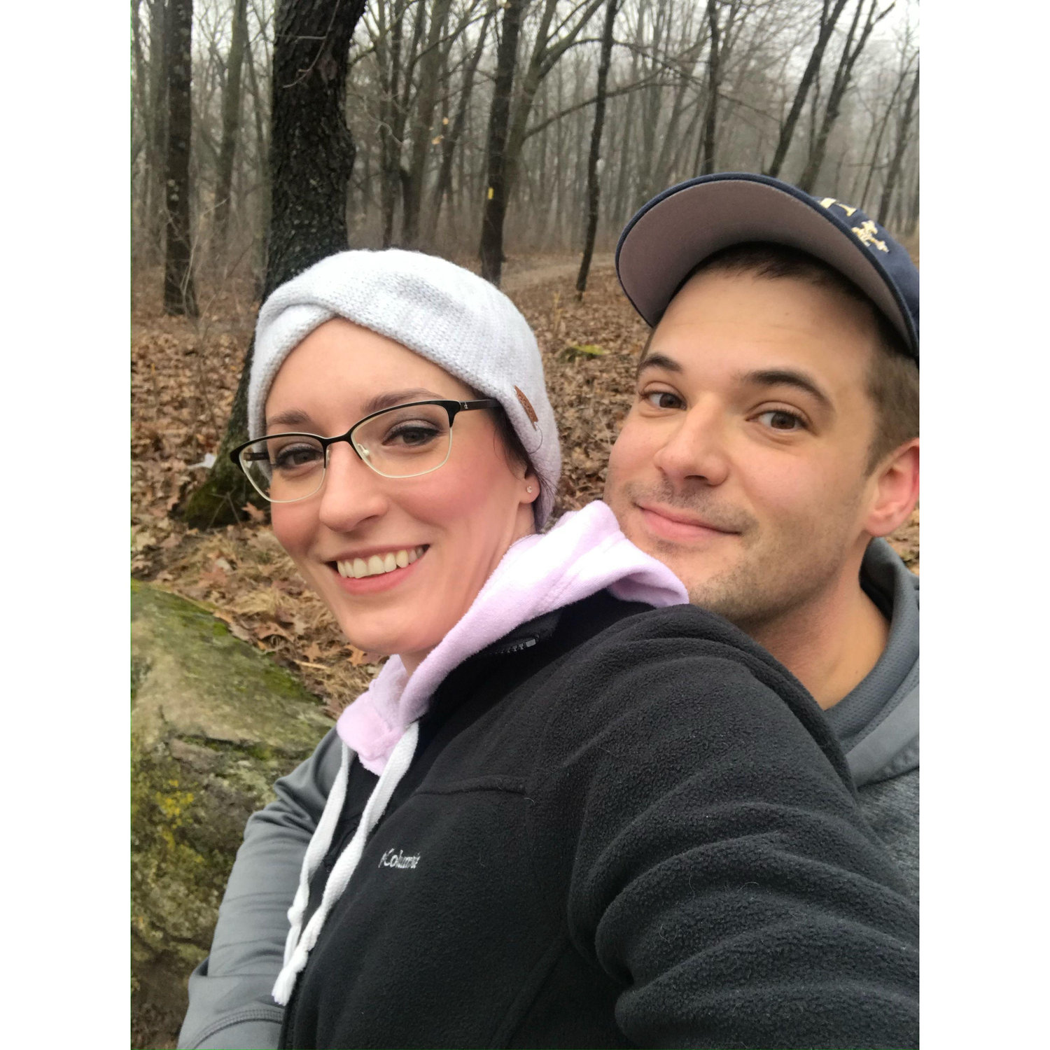 Young love-hiking the Kettle moraine trails.