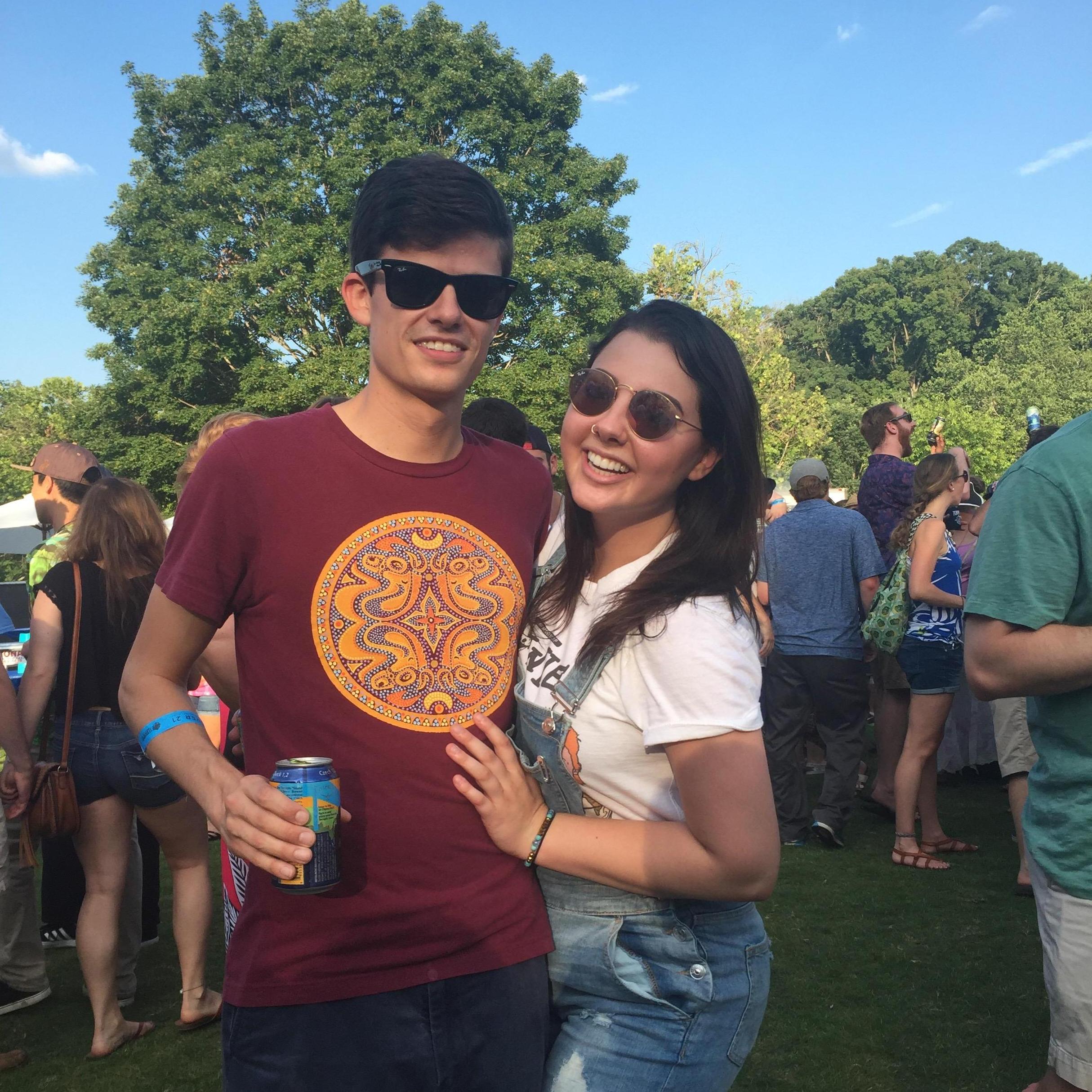 At the Candler Park Music Festival in Atlanta, Georgia.