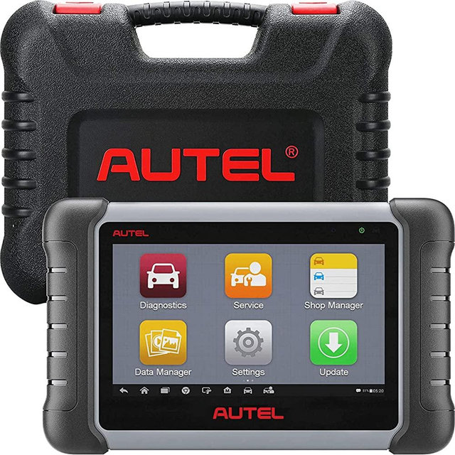 Autel Scanner MaxiCOM MK808, 2022 Newest OBD2 Car Diagnostic Scanner, Equipped with 25+ Maintenance Functions, All System Diagnosis, IMMO/EPB/BMS/SAS/TPMS/AutoVIN/ABS Bleeding (Original)
