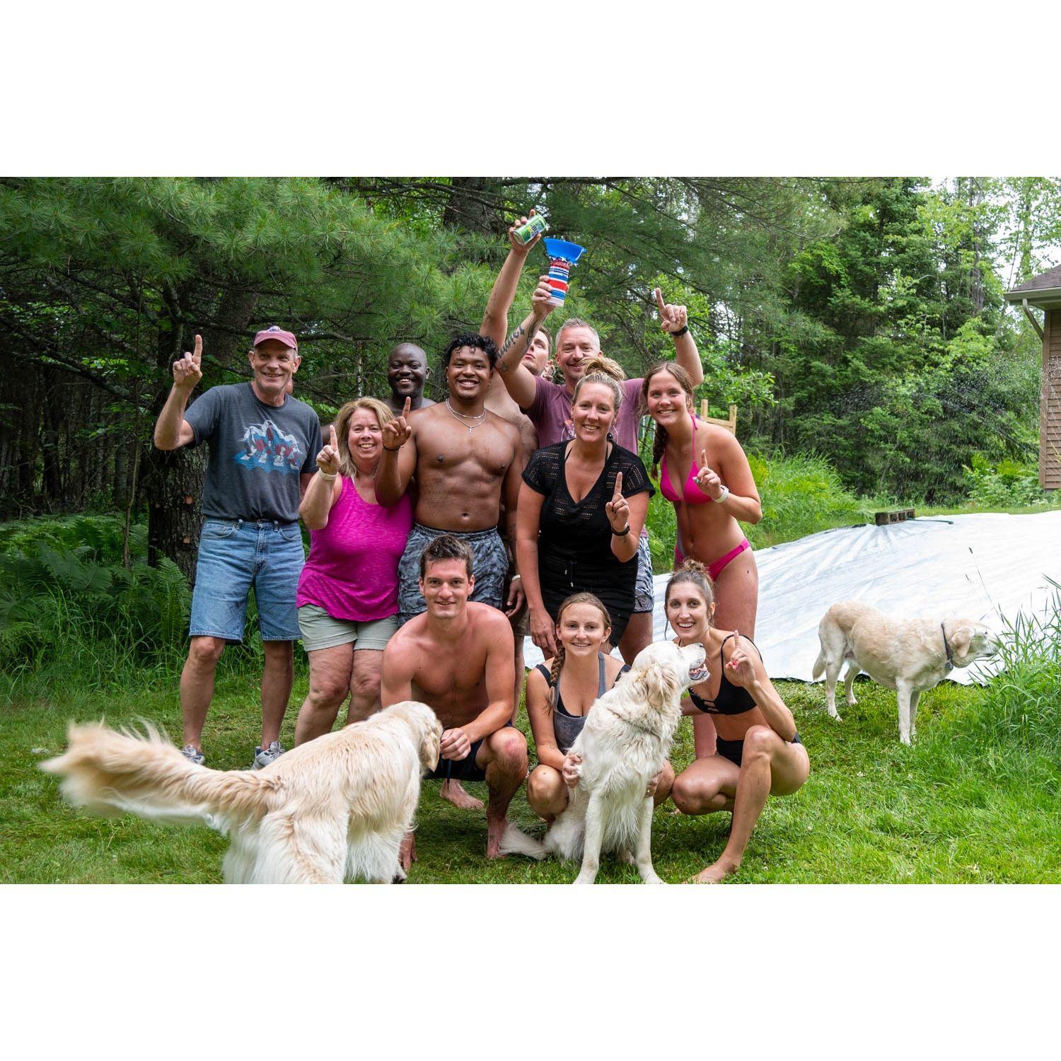 The 2022 Cabin Olympic Games Winner Photo....