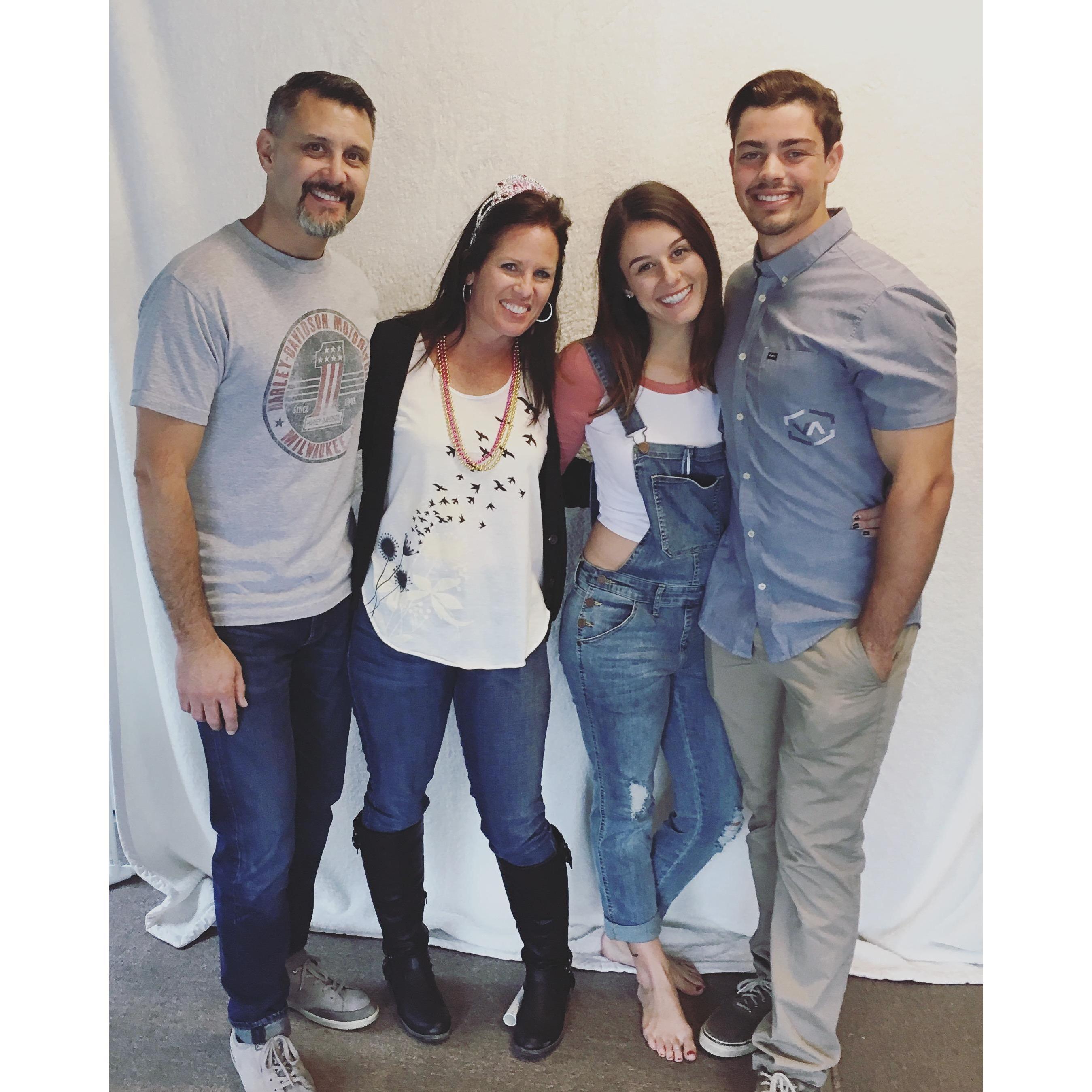 2 days after officially becoming bf and gf, Josh met the whole family at my mom's surprise 50th birthday!