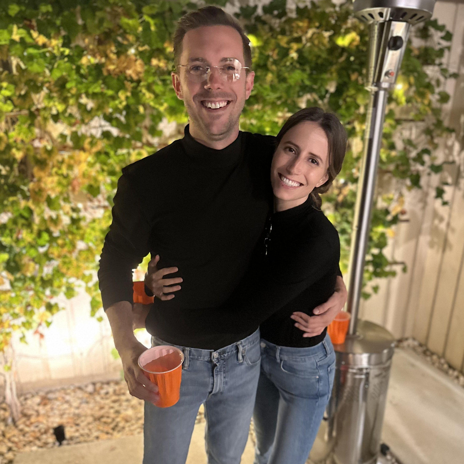 We love throwing an annual Halloween party. Our first theme was Steve Jobs.