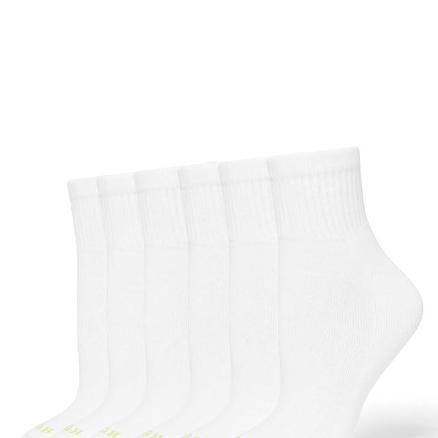 HUE Women's Mini Crew Sock 6 Pair Pack
