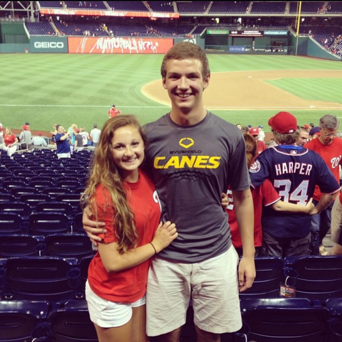 First Washington Nationals game together in 2013