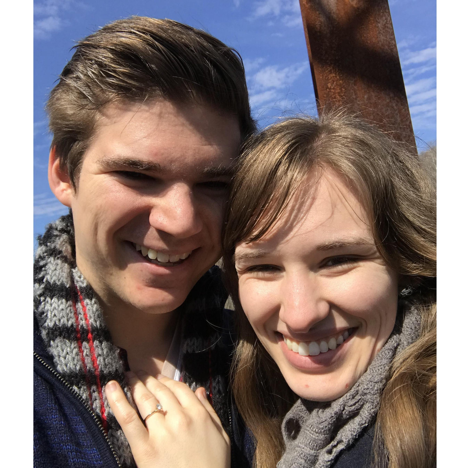 Right after Matt proposed