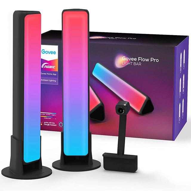 Govee Smart LED Light Bars, Smart Ambiance Backlights with Camera, Music Sync Kit Works with Alexa & Google Assistant, 12 Preset Modes LED Play Light Bar for 27-45 inch Gaming, PC, TV, Room Decoration