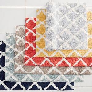 Marlo Bath Rug-Grey Mist 21x34