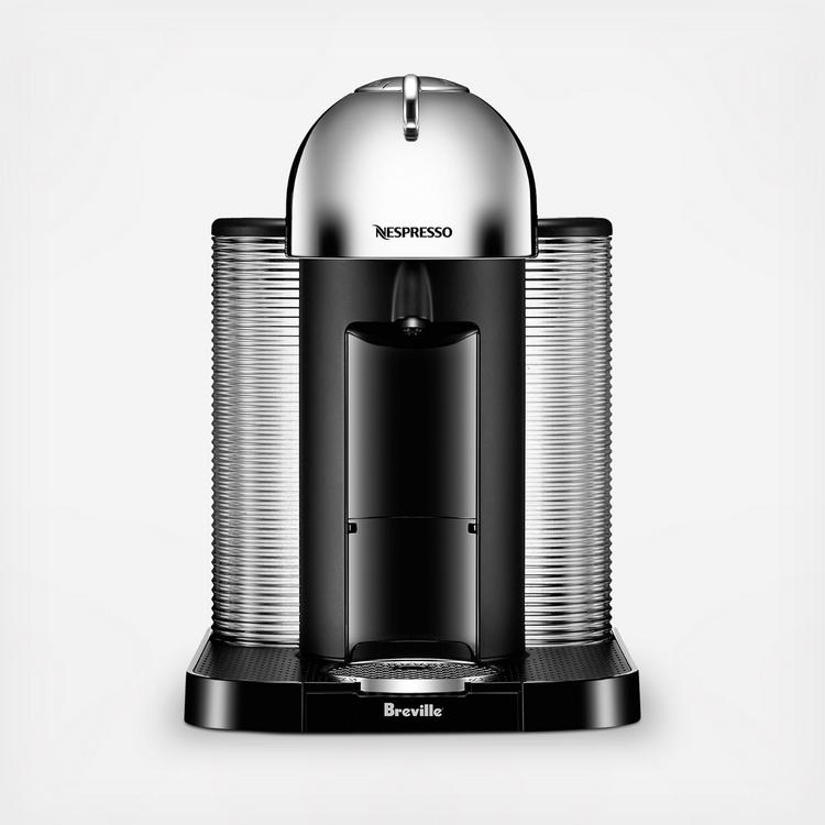 Nespresso VertuoPlus Coffee and Espresso Maker by Breville with Aeroccino Milk  Frother, White 