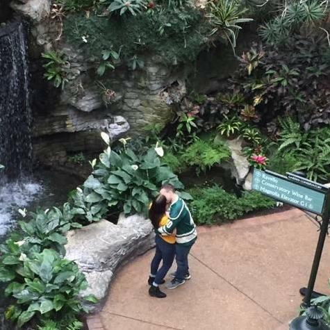 Right after Josh "popped the question" in the Opryland Hotel!