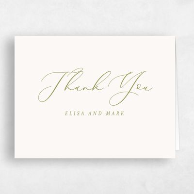 Marsh Green Wedding Thank You - Marlow Landscape