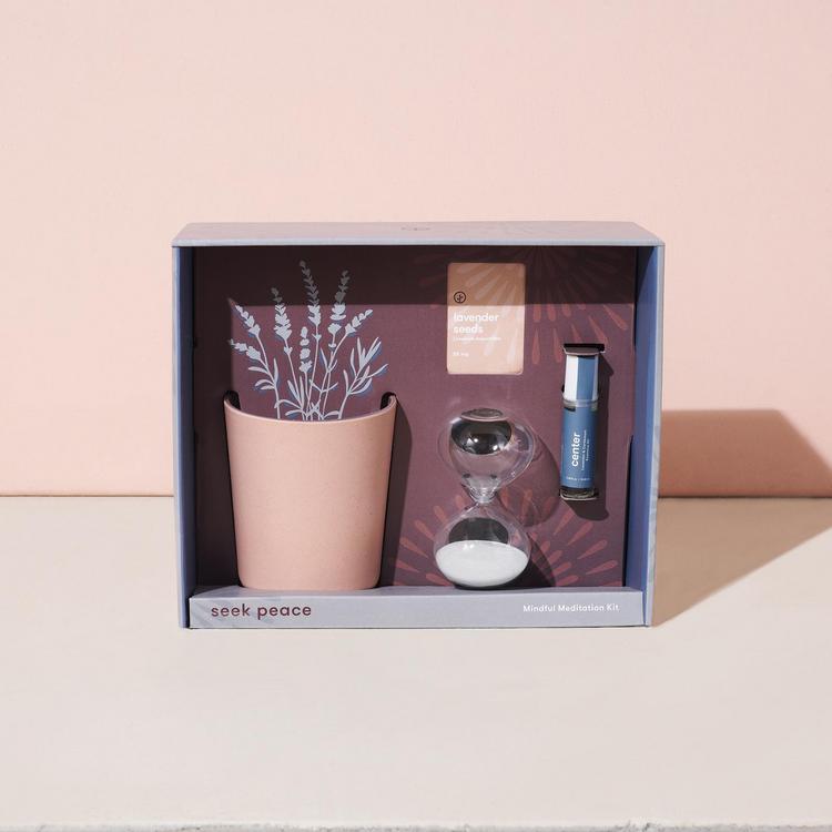 Modern Sprout, Seek Peace Mindful Meditation Kit | Zola
