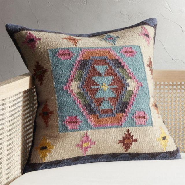 23" Kilim Pillow with Down-Alternative Insert