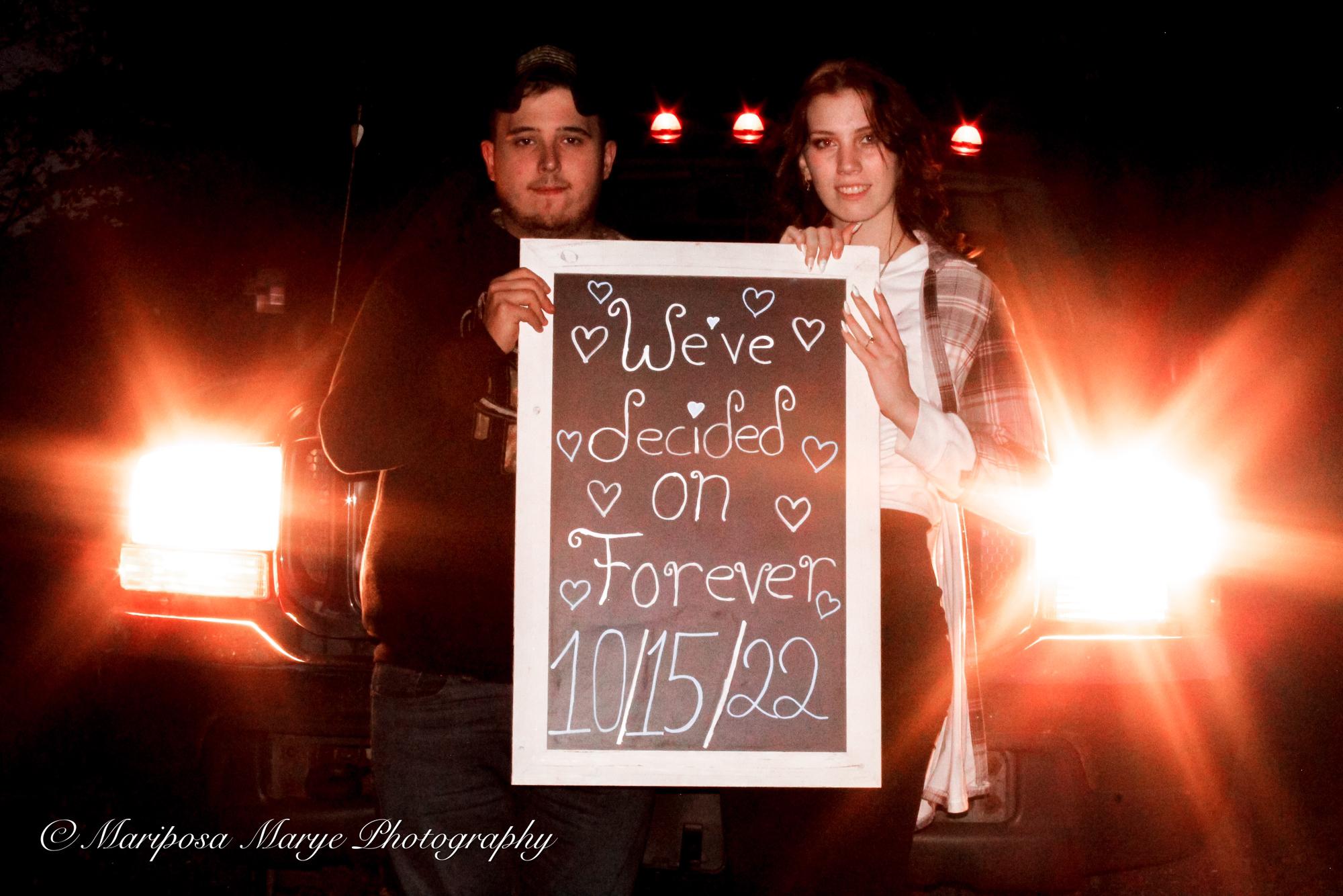 "We've decided on forever 10/15/22."