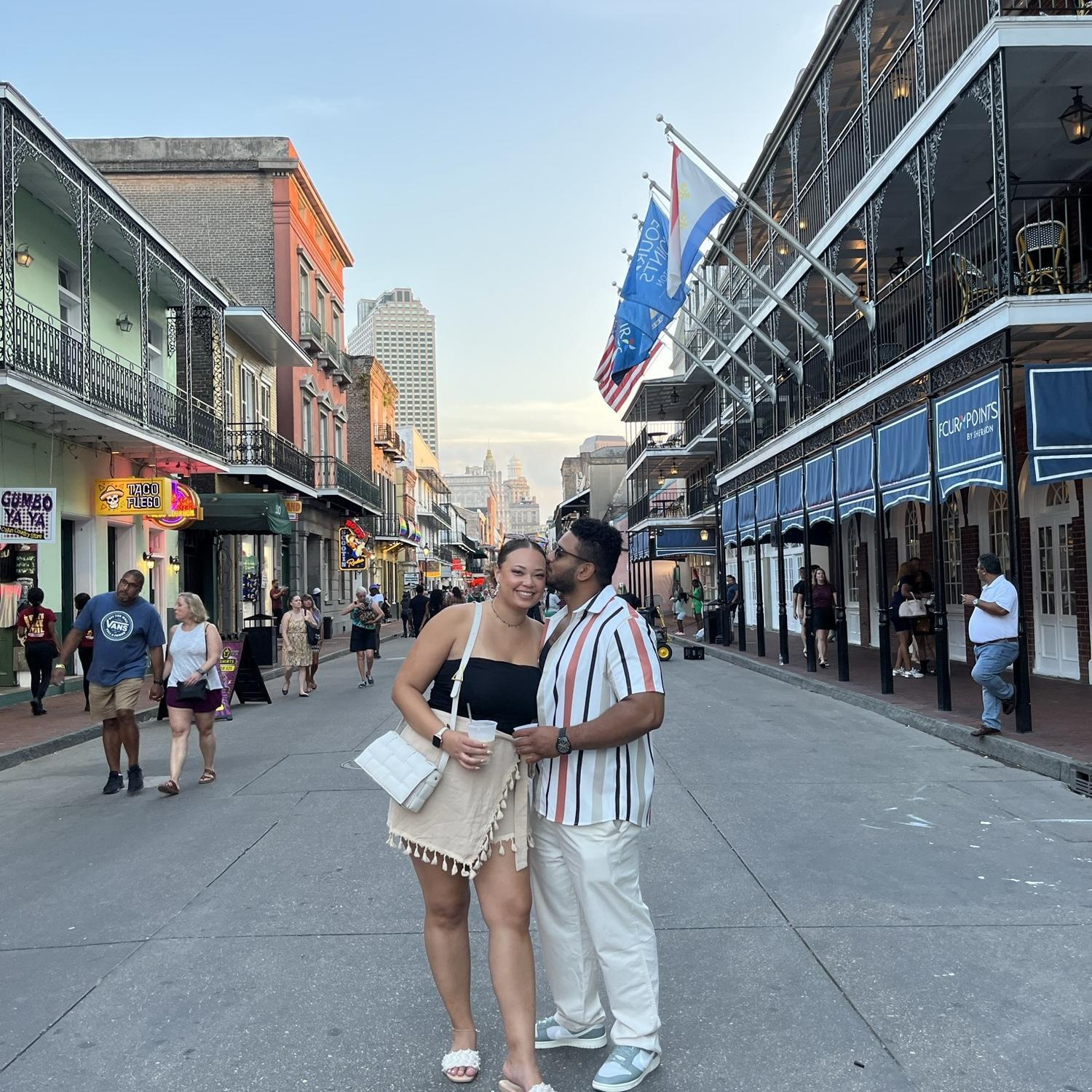 Our first night out in NOLA!