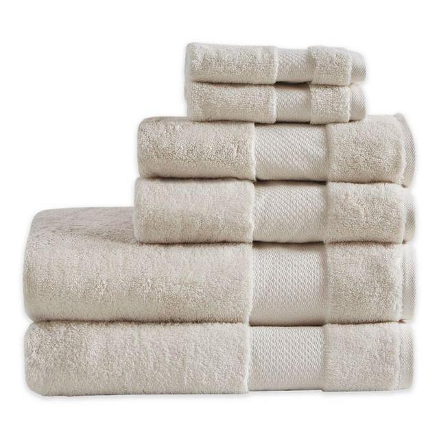 Madison Park Signature Turkish Cotton Bath Towels in Natural (Set of 6)