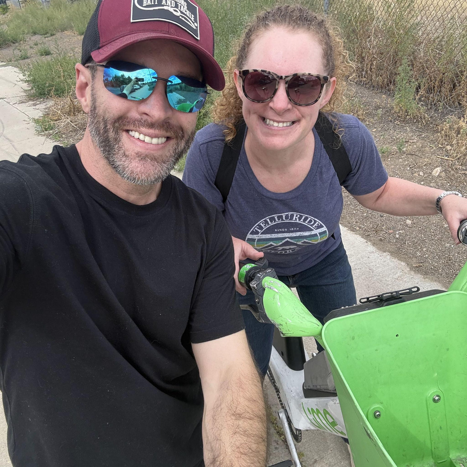 First scooter ride