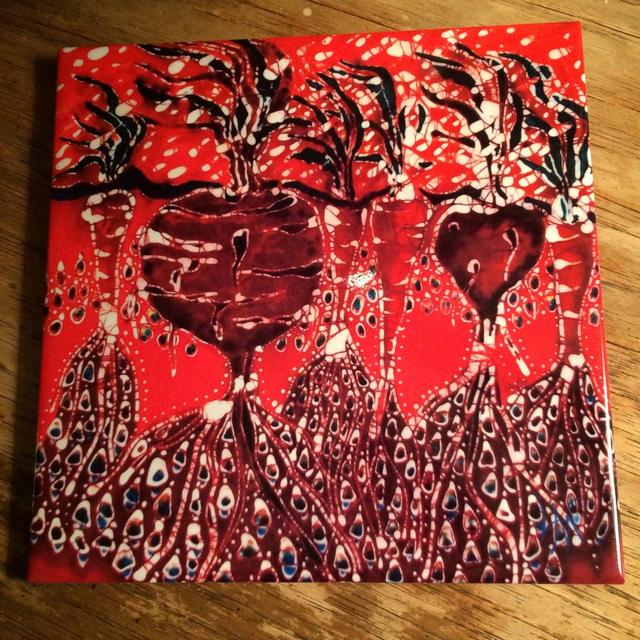 Beets Trivet - Blowing Rain on Garden...