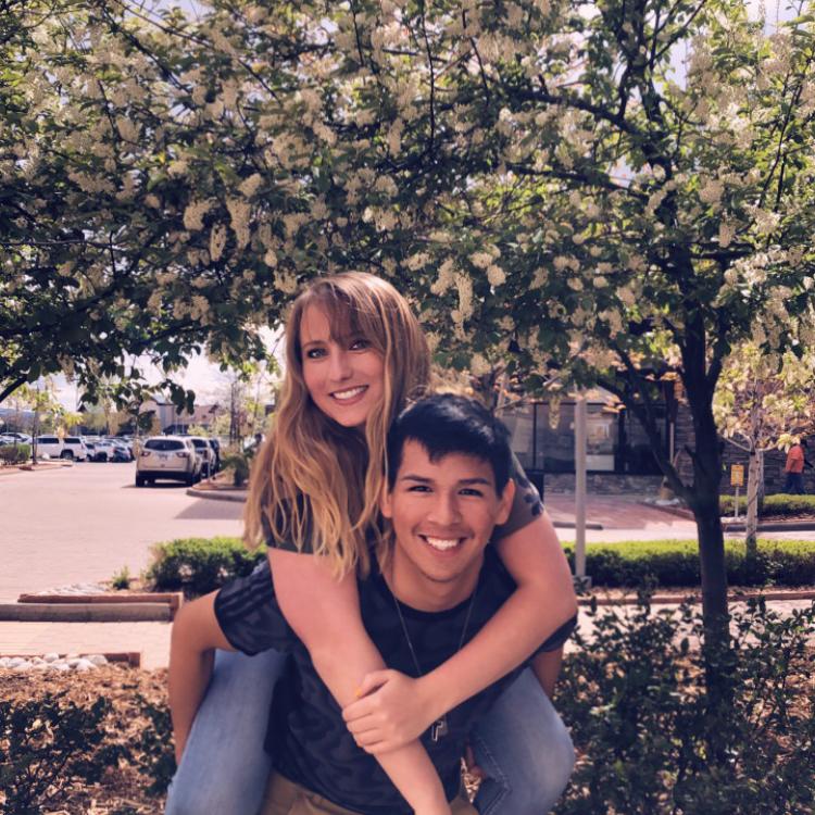 Trying to take a cute couples picture!