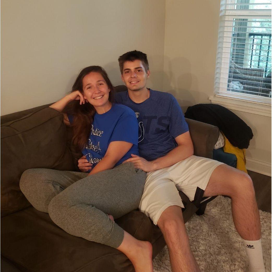 Moving into our first apartment together in Jeffersonville, IN post college graduation