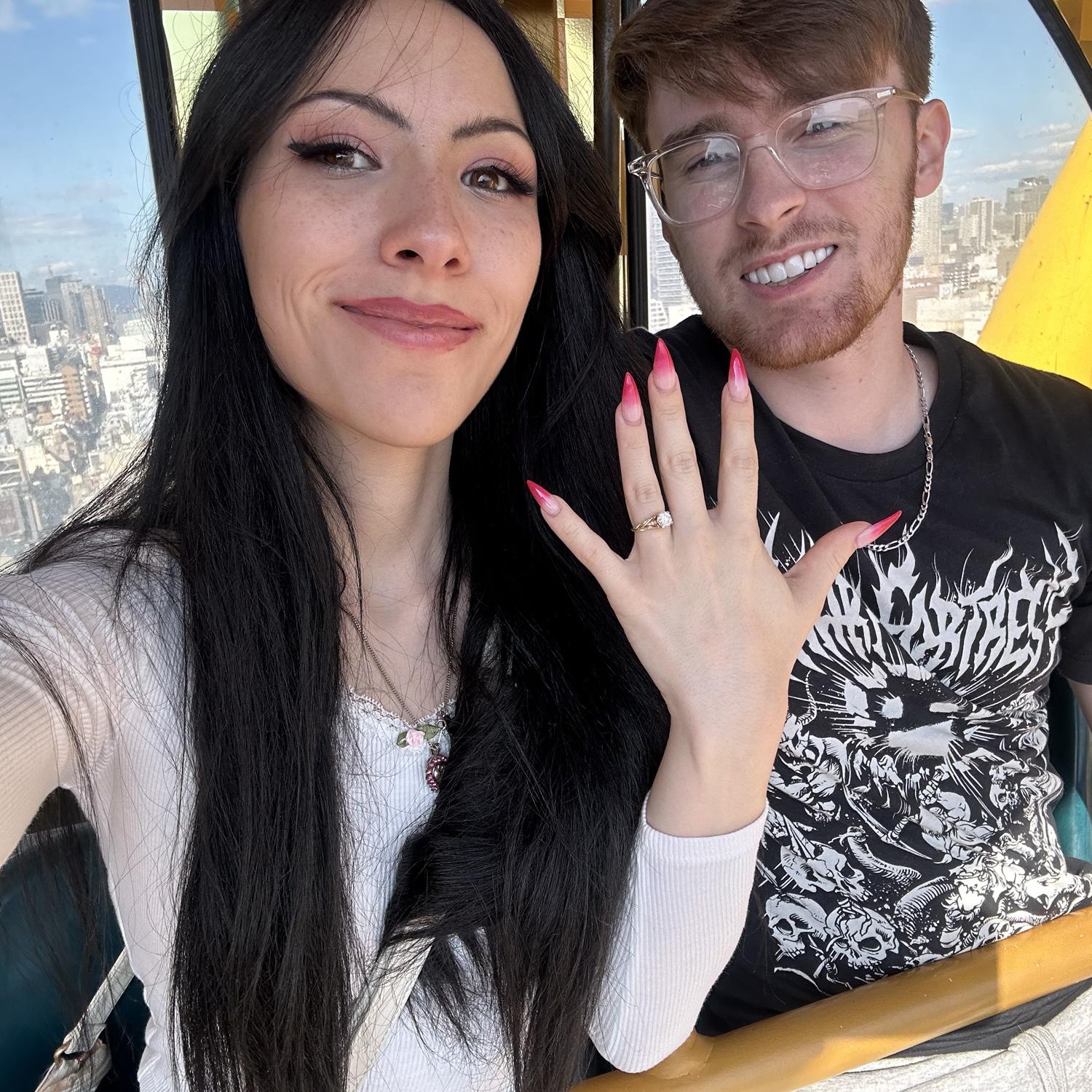 Day after engagement in Kyoto!