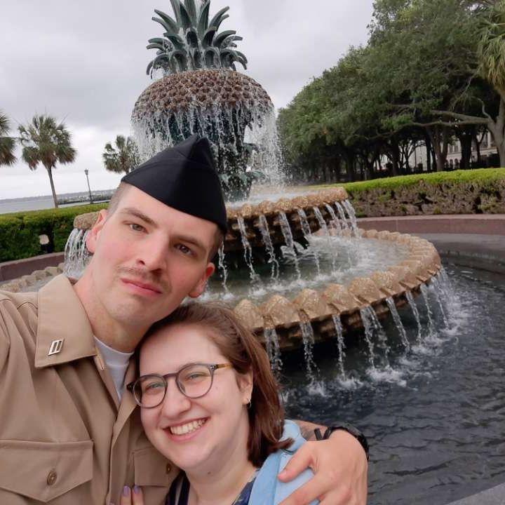 Famous pineapple fountain in Charleston, SC