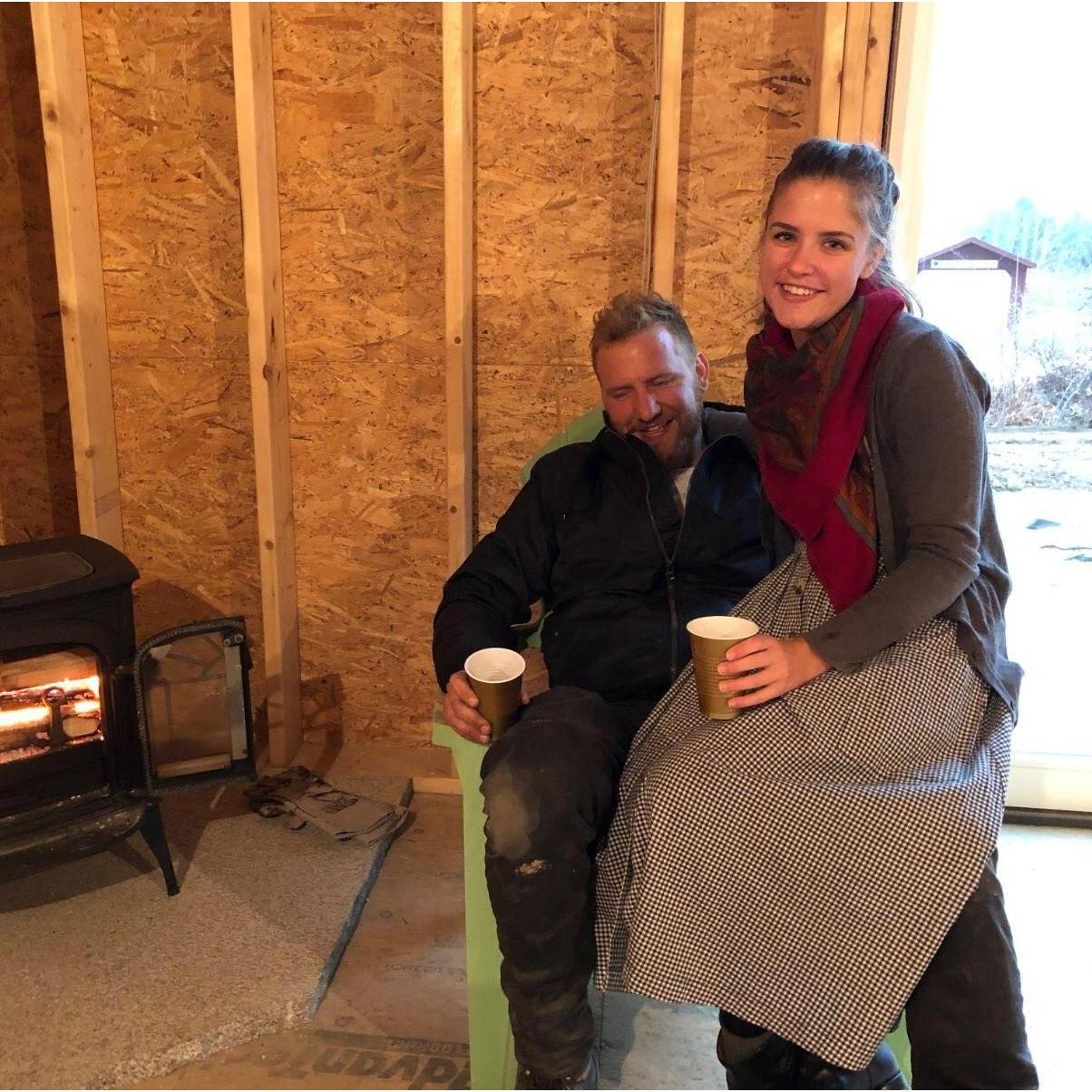 Building the house for Nat's Mom!