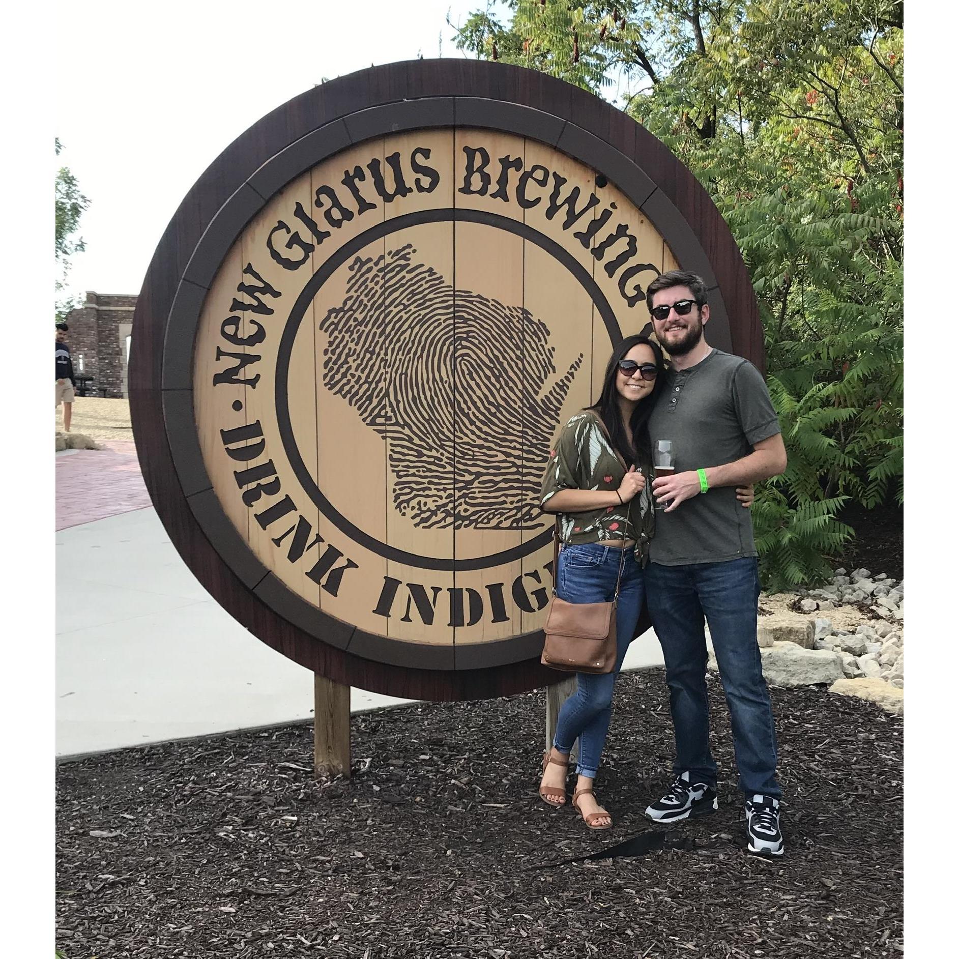 Mike's favorite brewery. You can only buy their beer in the state of WI.