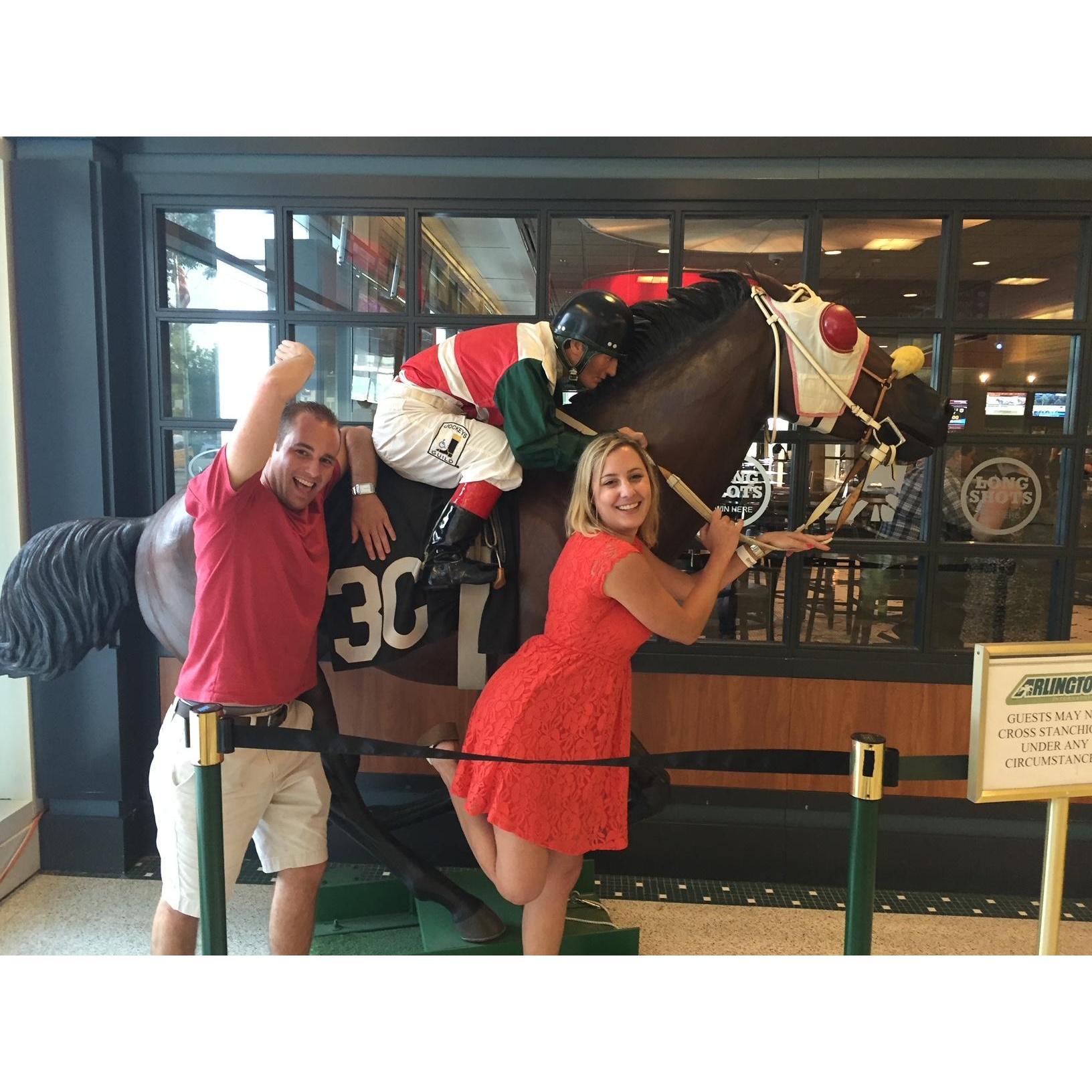 More fun at Arlington Race Track.