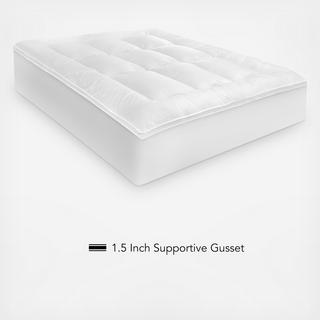 Down Alternative Fiber 3-Piece Mattress Topper Set