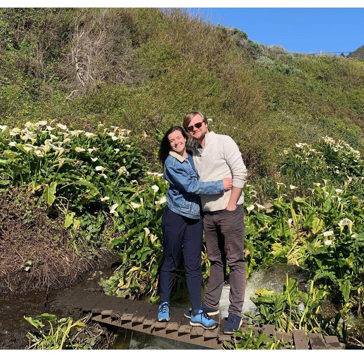 Sometimes road trip pit stops include hidden gems, like the Calla Lily Valley.