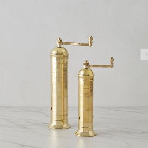 Atlas Brass Pepper Mill