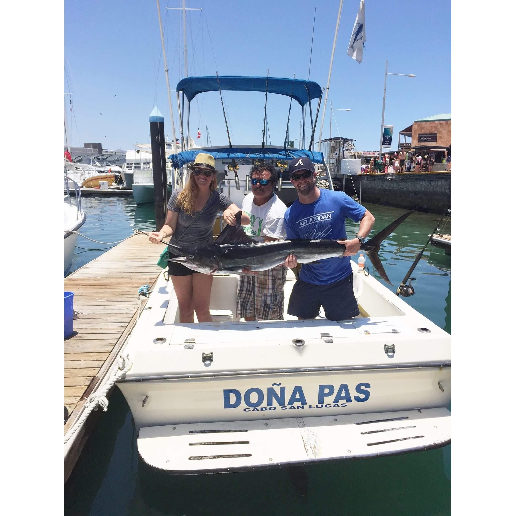 The day Will crossed "catching a marlin" off his bucket list.