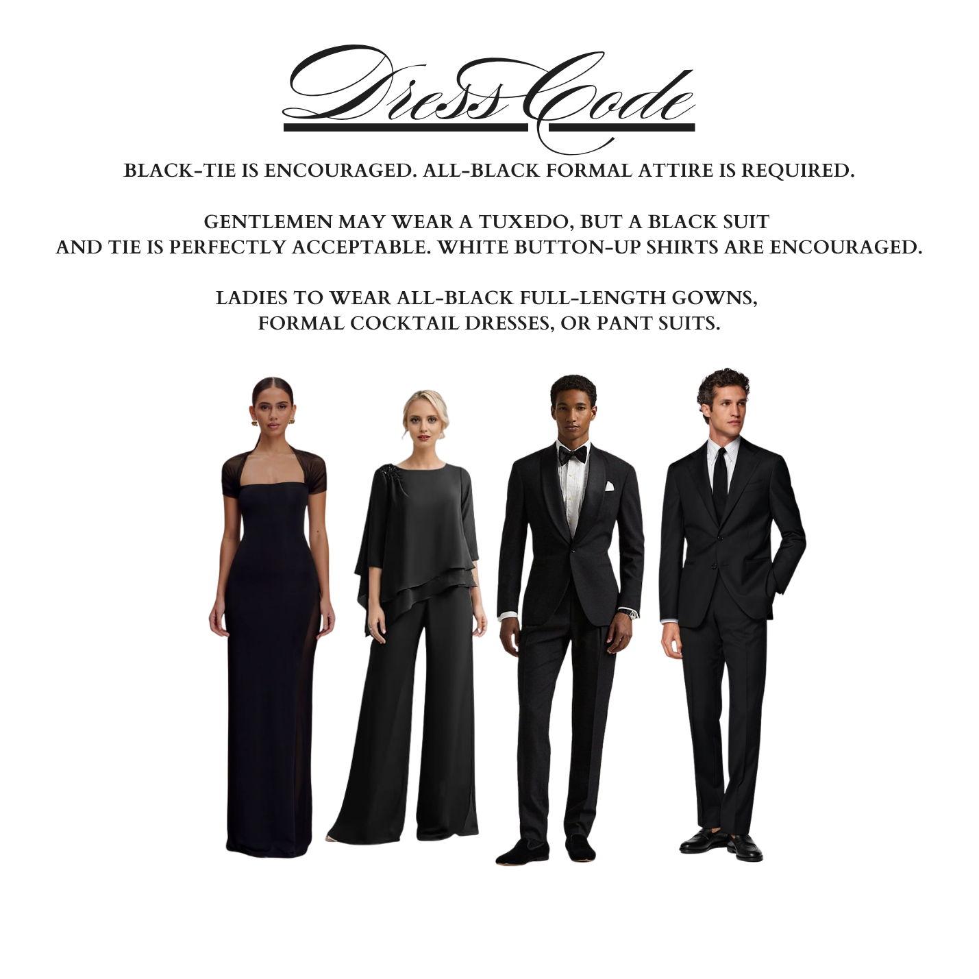 Dress code description and examples.