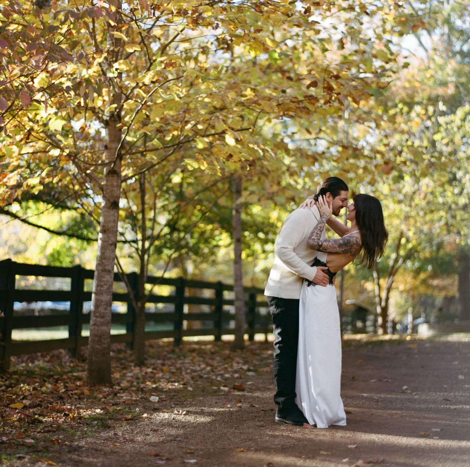 I know it just looks cutesy, but I'm actually holding onto Jeff for dear life. Not picture - my broken foot and crutches.