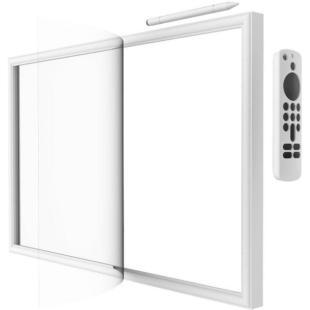 Silicone Frame for Echo Show 21,Change The Color of The Frame of Your Echo Show 21 (White)