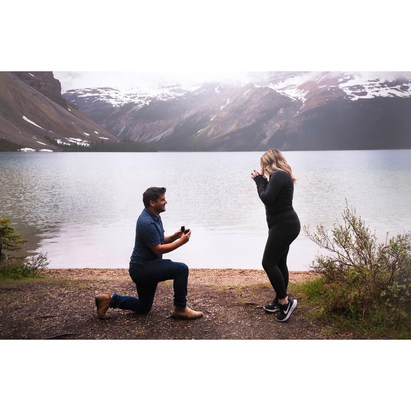 We first said "I love you" right before our camera snapped this pic of us