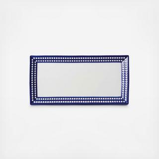 Perlee Blue Rectangular Tray
