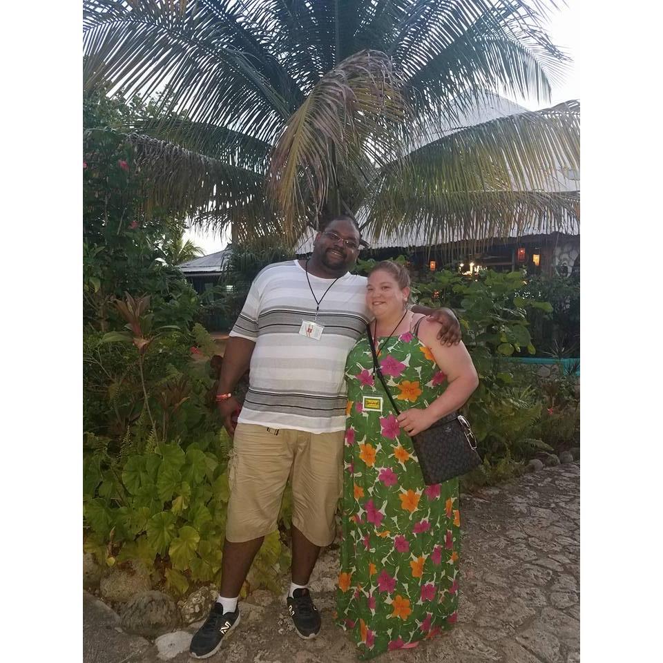 In Jamaica at Ronald and Liz's wedding!