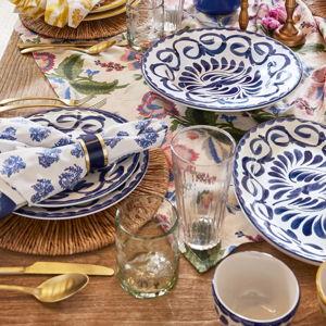 Puebla Porcelain Oval Serving Platters