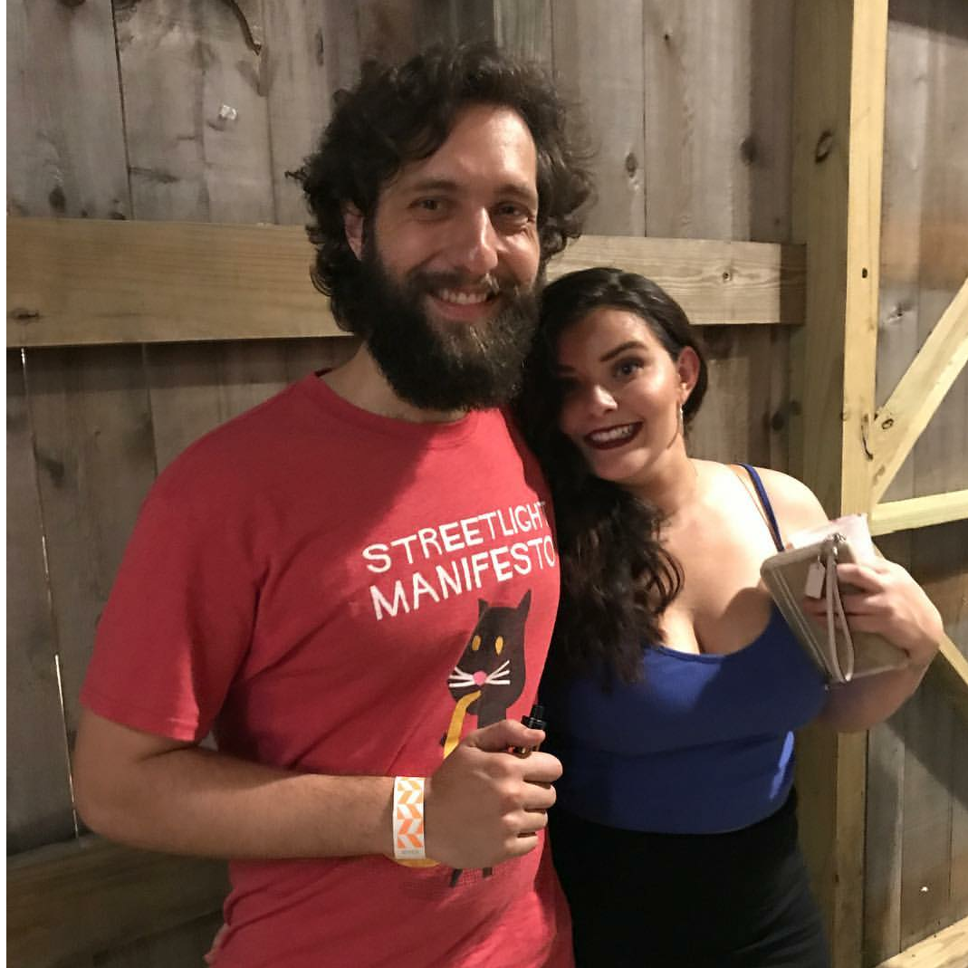 Our first photo together, thanks Sara Grace!
