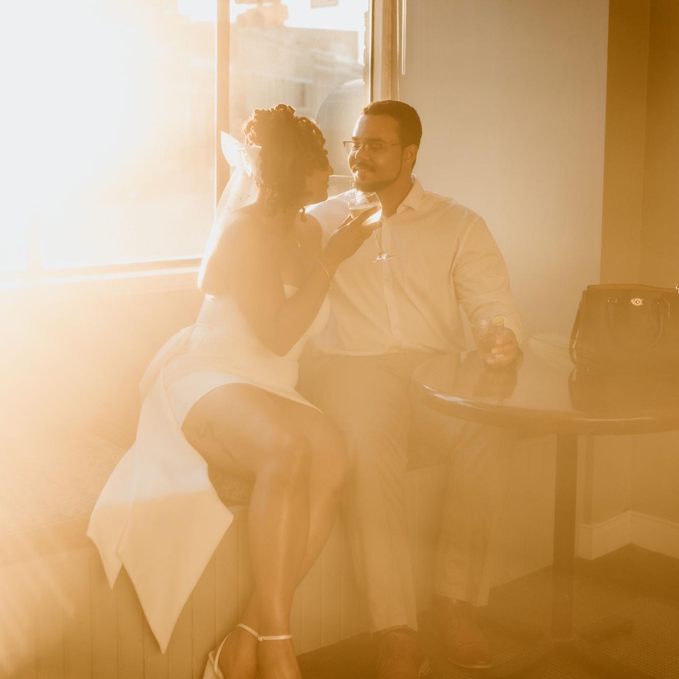 We've shared countless laughs and kisses in this little nook upstairs at Imbibe.