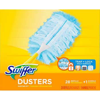 Swiffer Duster Dusting Kit, 1 handle & 28 refills