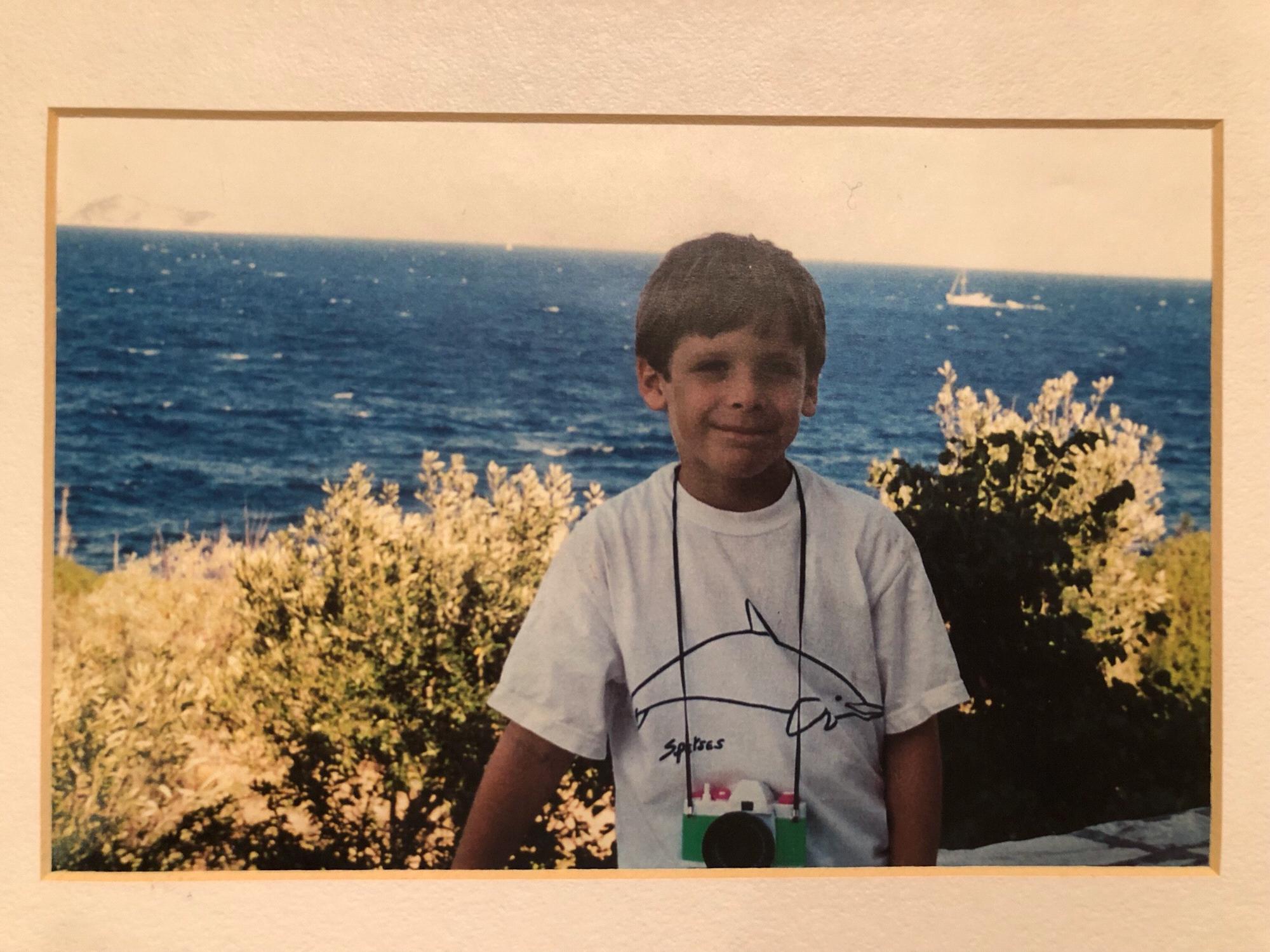 AJ in Spetses (if you can’t tell by the shirt), 1995ish