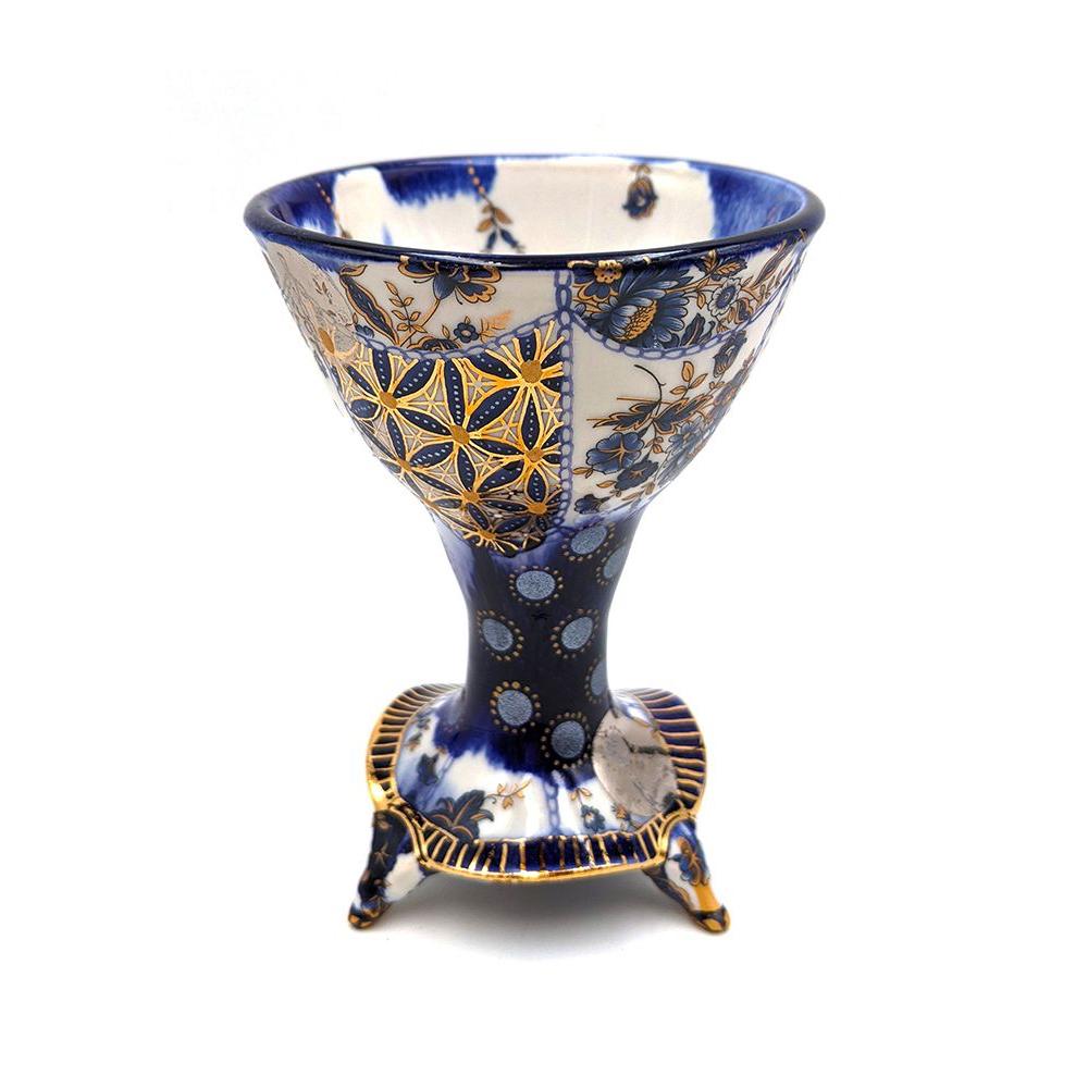 Kiddush Cup (one-of-a-kind) by Melanie Sherman: Just A Little Tipsy #2