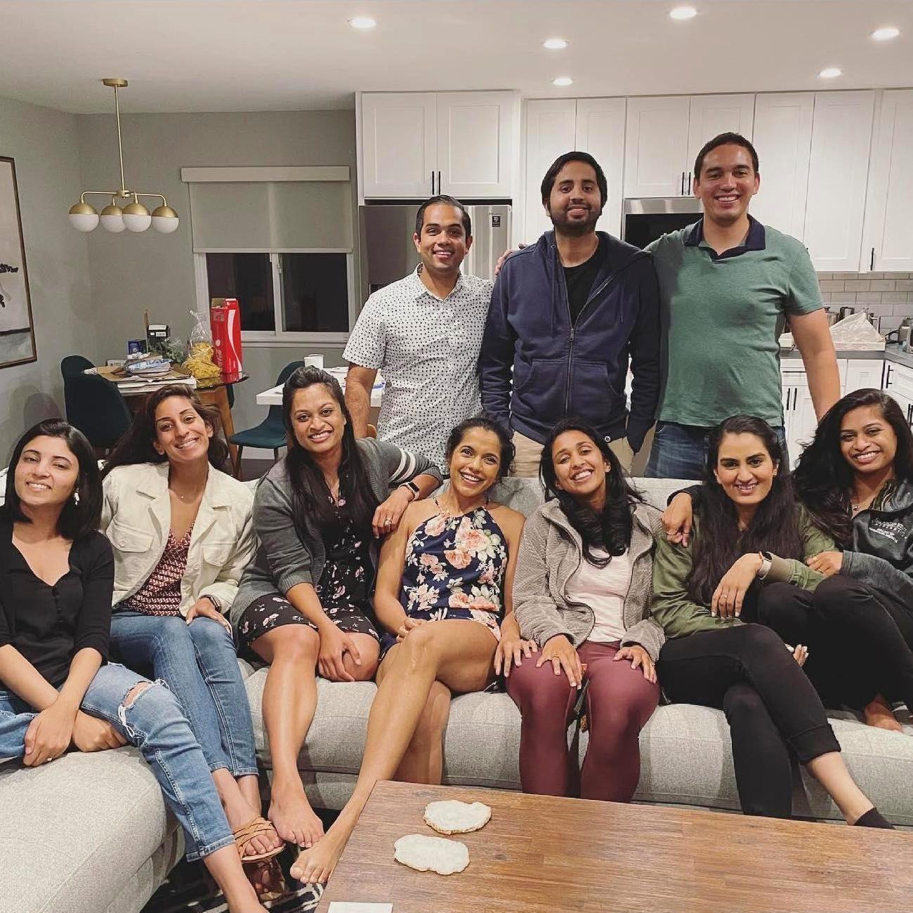 Hanging with Roshmi's high school crew!