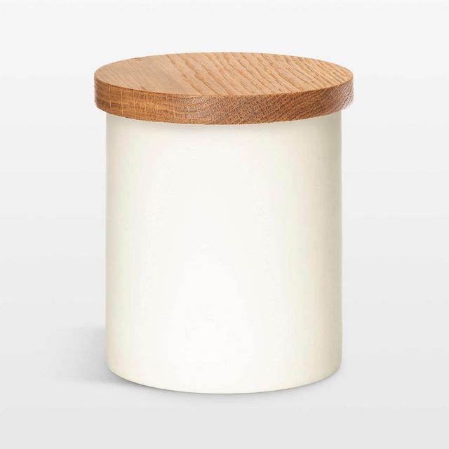 NeatMethod Extra-Small Bone White Ceramic Jar