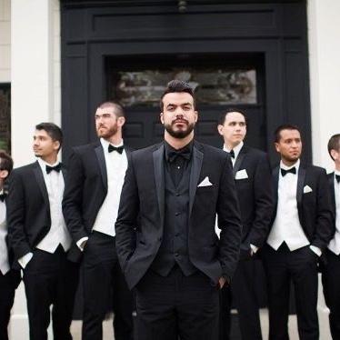 Black tie attire!