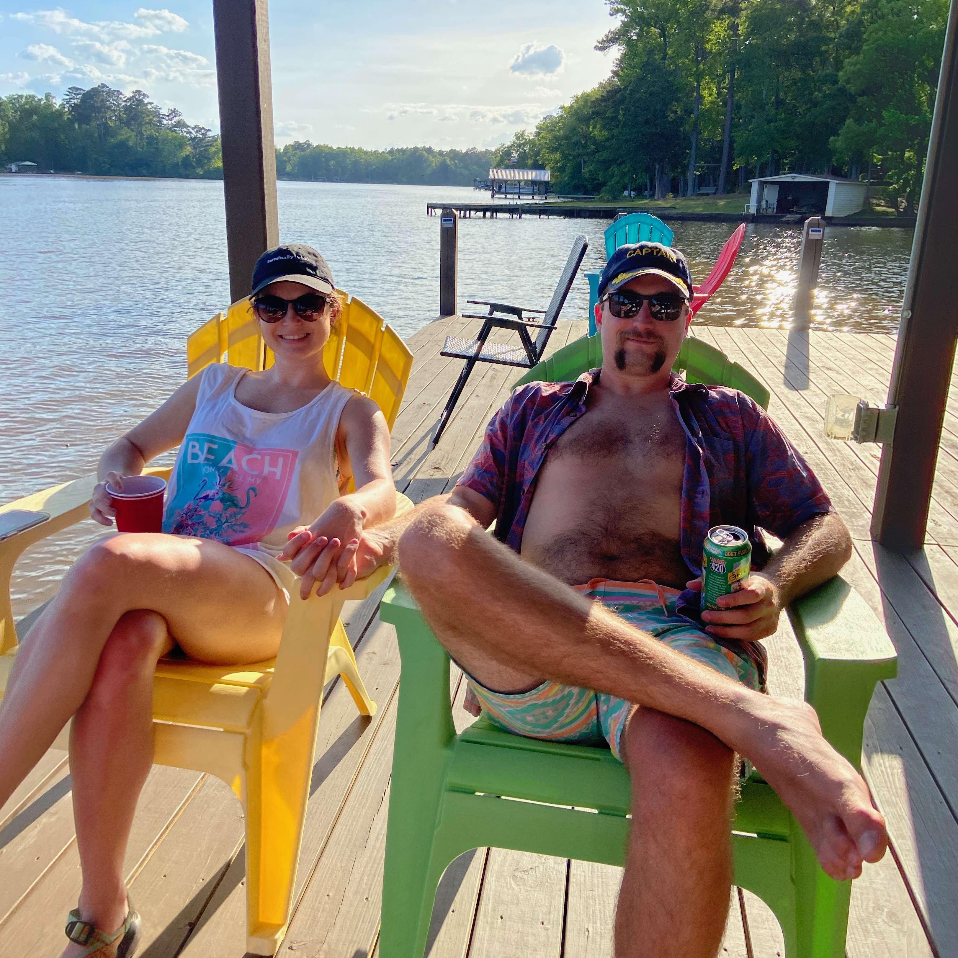 We matched on Hinge (ahh...modern love) in Feb. 2020. The pandemic hit just a few weeks later, so we began spending a lot of time together very early on.