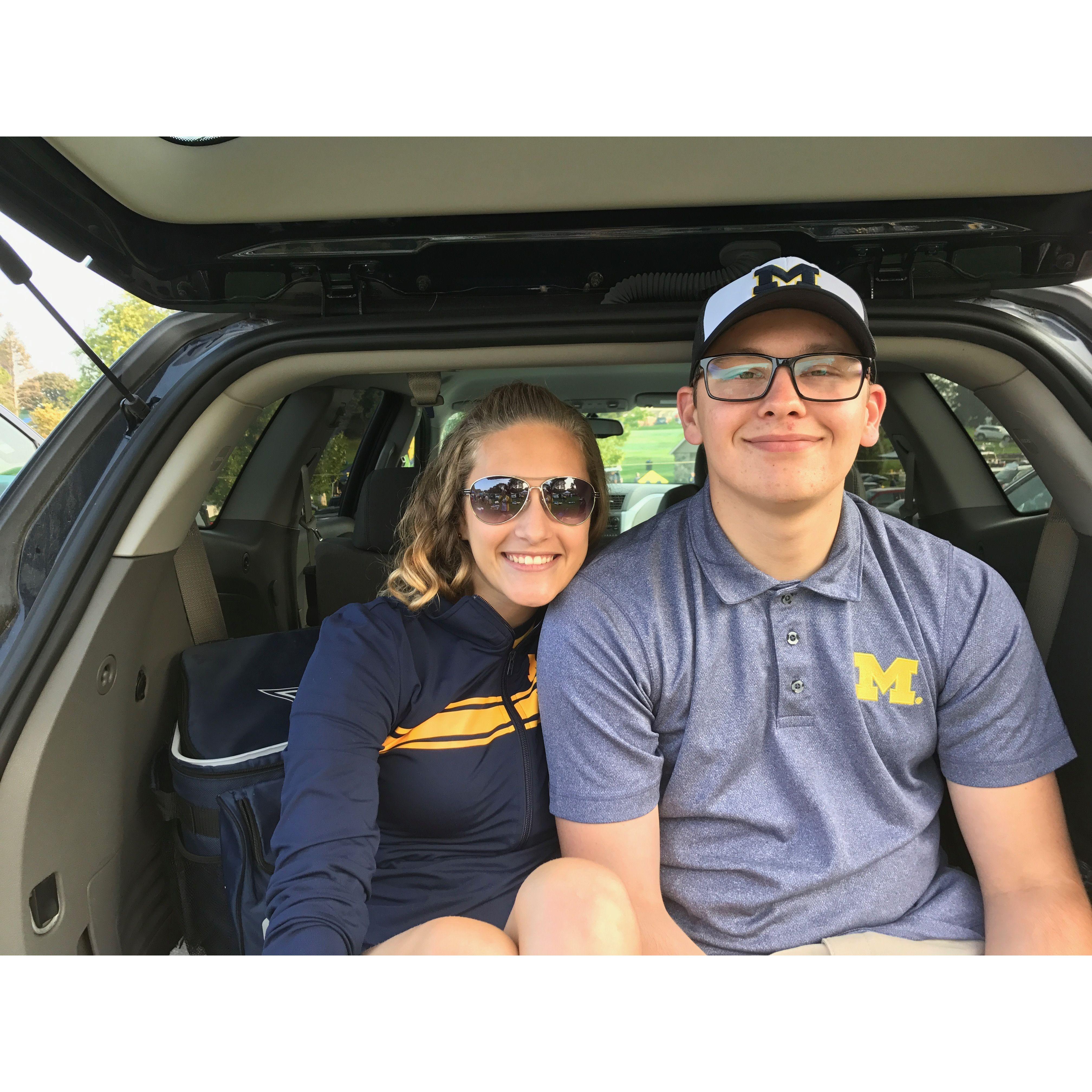 Michigan Game together